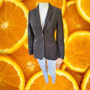 Talula 2 Button Brown Blazer with Accent Cuffs Size 2